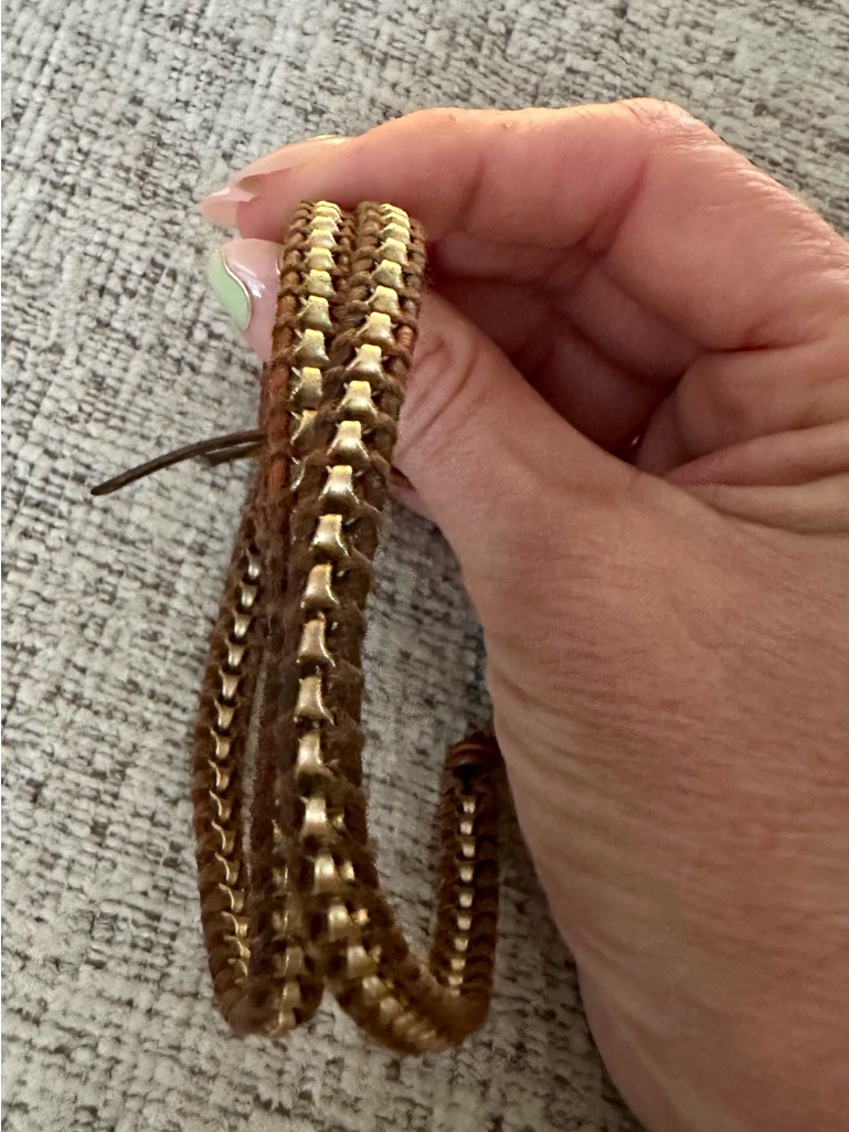 Chan Luu Gold-Tone Button Accent 45$